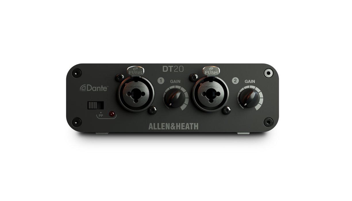 Allen & Heath DT20 I/O Networking, 2in Dante Interface