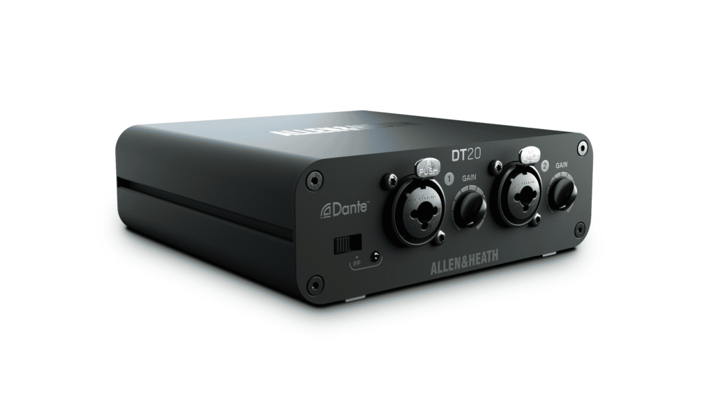 Allen & Heath DT20 I/O Networking, 2in Dante Interface