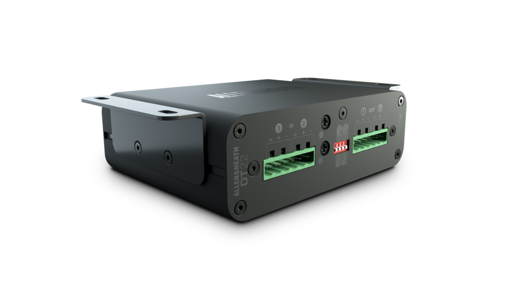 Allen & Heath DT22 I/O Networking, 2in / 2out Dante Interface