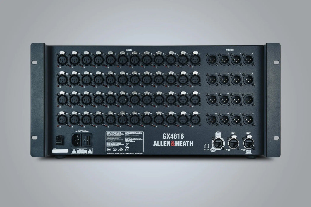 Allen & Heath GX4816 IO Networking, 48in / 16out 96kHz Expander With Stagebox