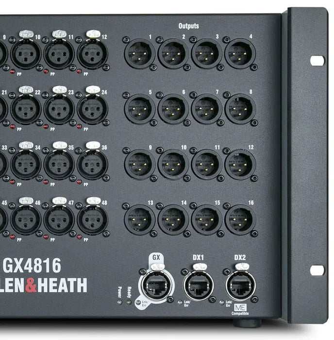 Allen & Heath GX4816 IO Networking, 48in / 16out 96kHz Expander With Stagebox