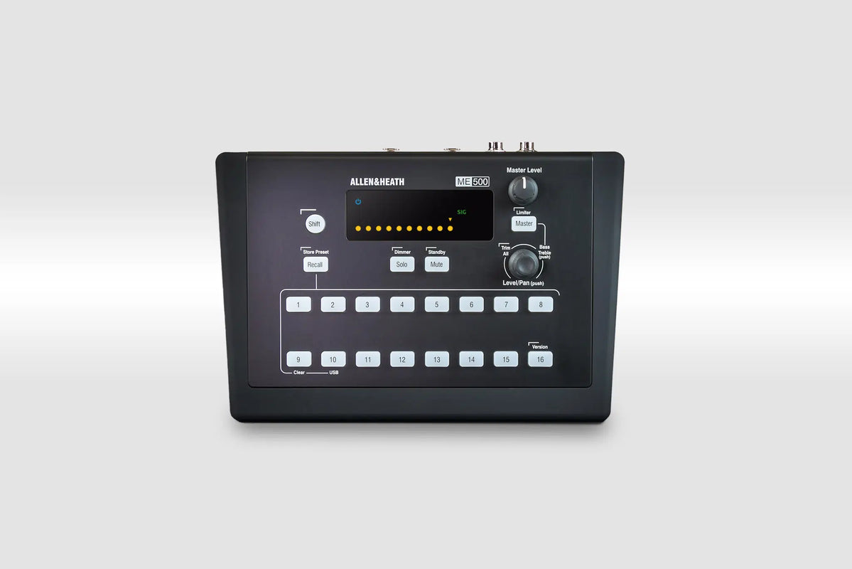 Allen & Heath ME-500 Personal Monitoring, 16 Channel Personal Mixer ...