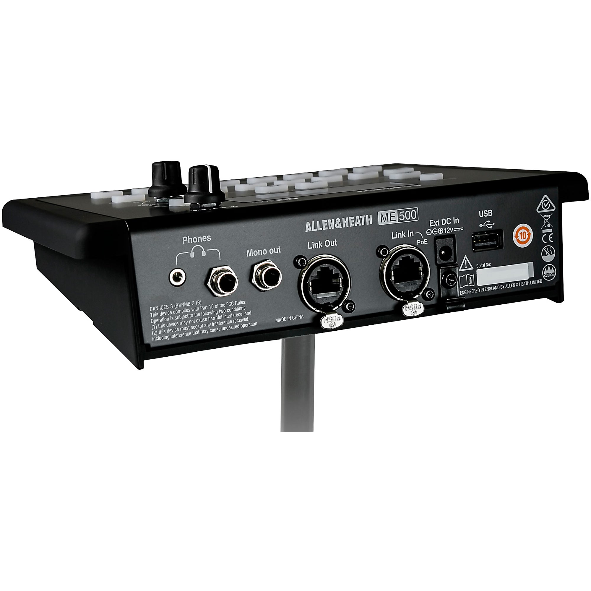 Allen & Heath ME-500 Personal Monitoring, 16 Channel Personal Mixer