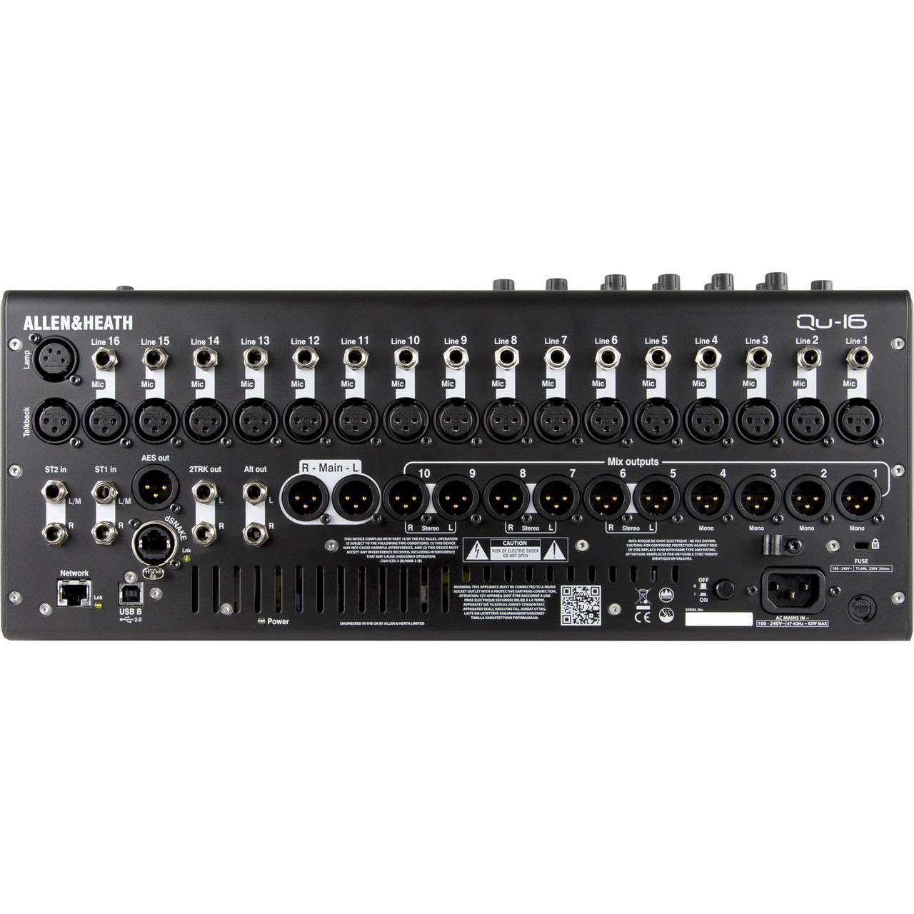 Allen & Heath Qu-16 Compact Digital Mixers
