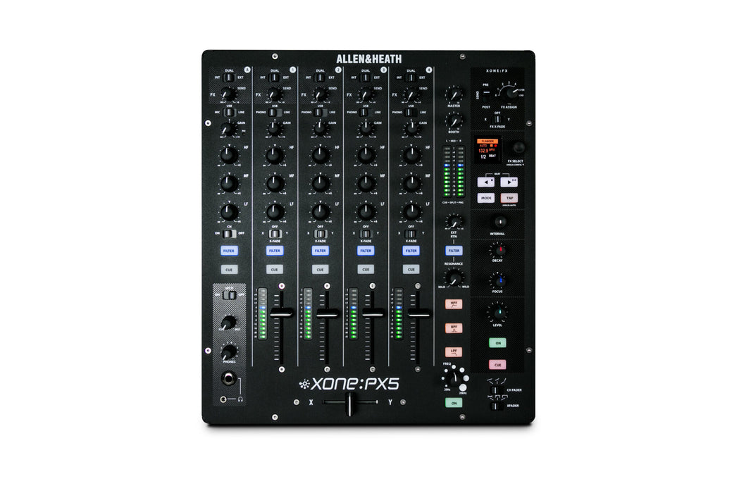 Allen & Heath Xone-PX5, 4+1 Channel Analogue Mixer with Digital FX + Interface DJ Mixers and Controller