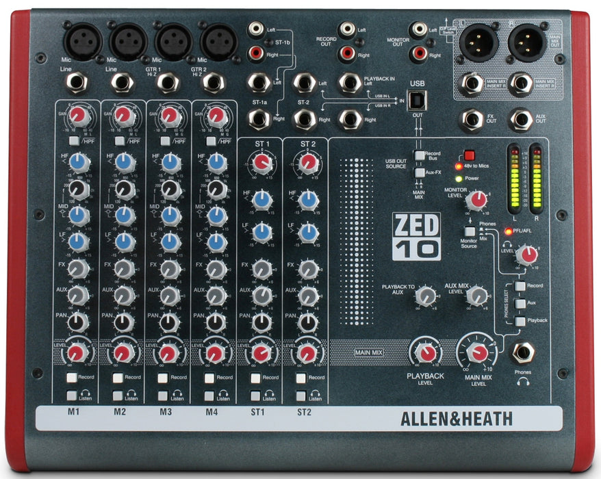 Allen & Heath ZED-10 Analogue Mixer