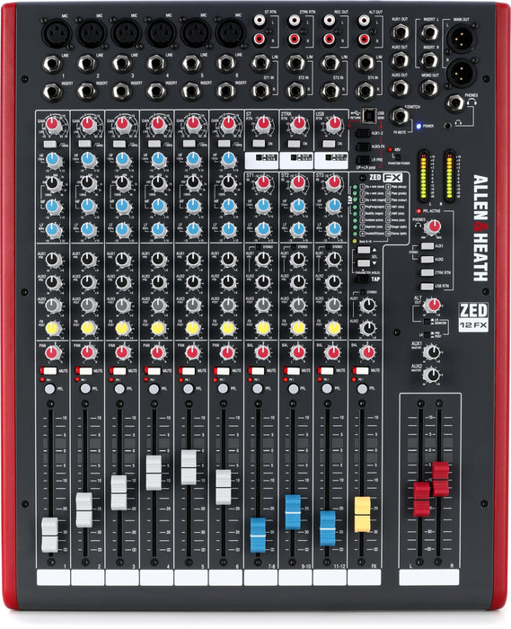 Allen & Heath ZED-12FX Analogue Mixer