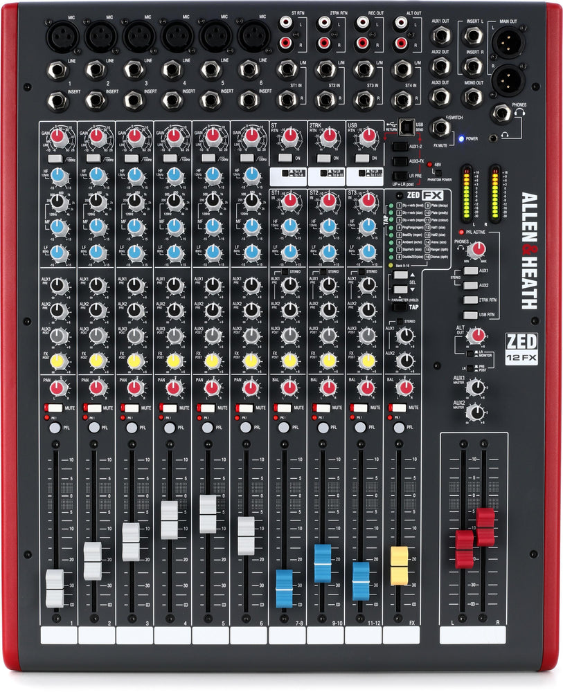 Allen & Heath ZED-12FX Analogue Mixer