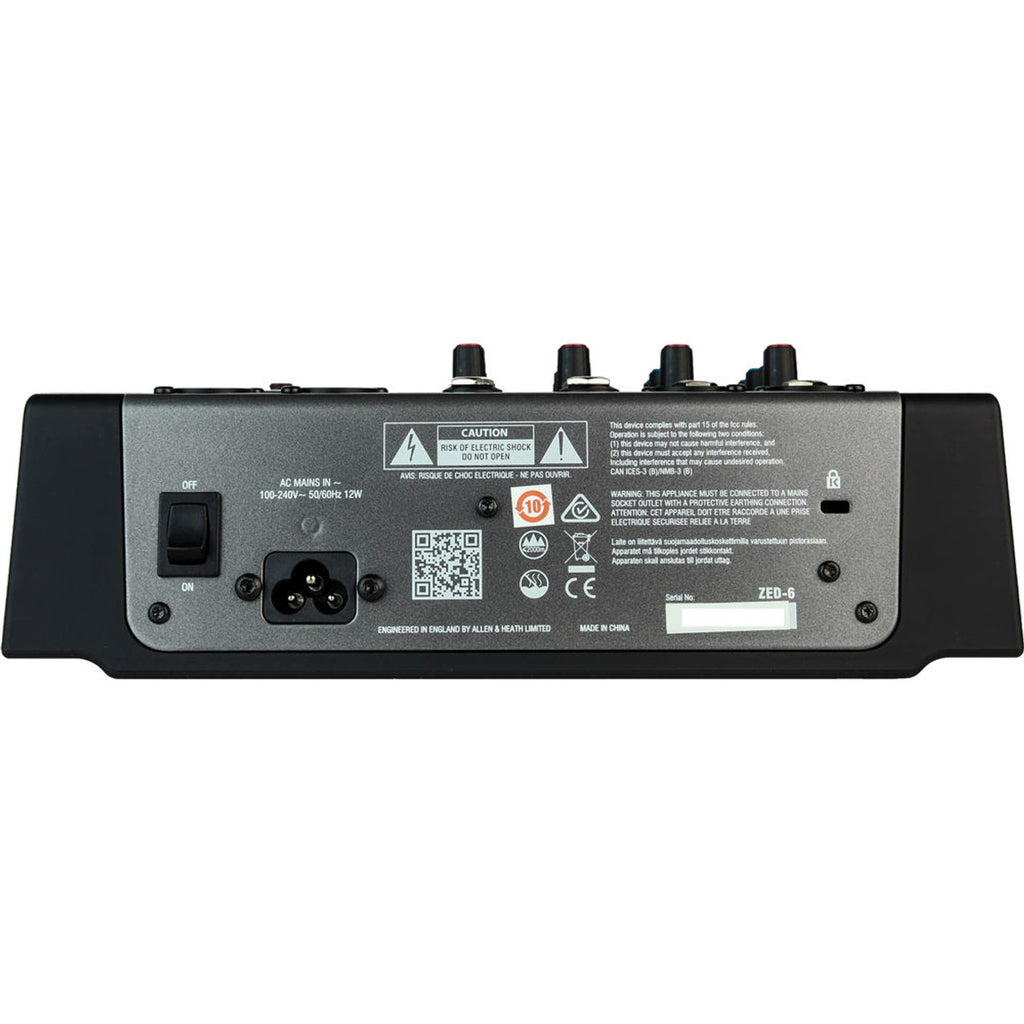 Allen & Heath ZED-6 Compact Analogue Mixer