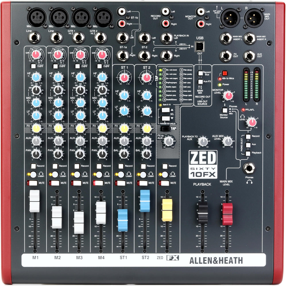 Allen & Heath ZED60-10FX Analogue Mixer