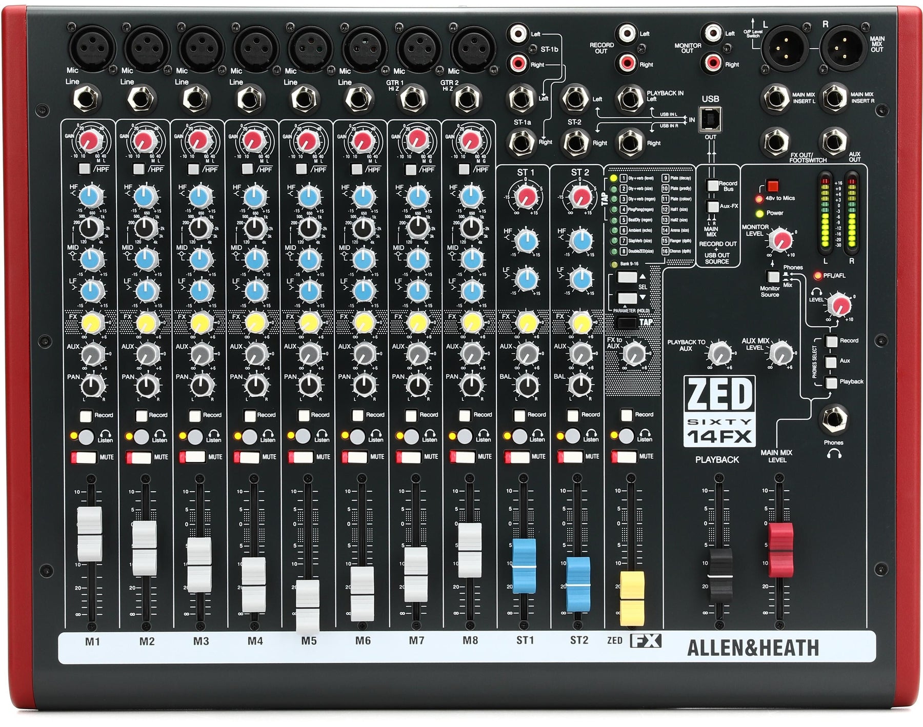 Allen & Heath ZED60-14FX Analogue Mixer