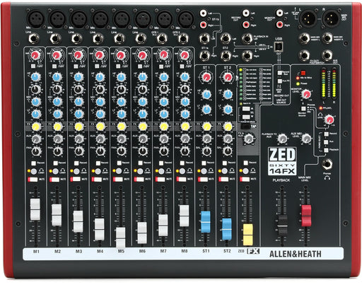 Allen & Heath ZED60-14FX Analogue Mixer