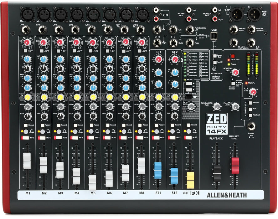 Allen & Heath ZED60-14FX Analogue Mixer