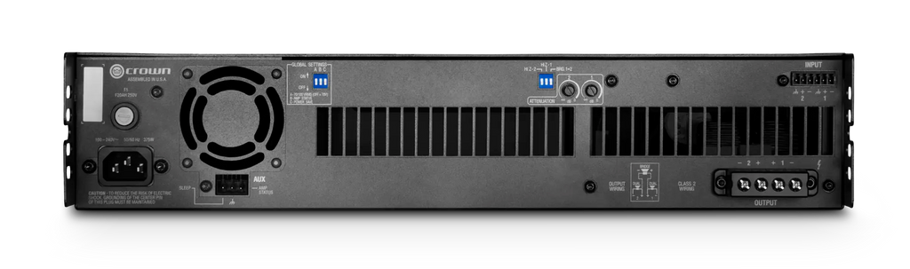 Crown DCi 2|600, Two-channel, 600W @ 4Ω Analog Power Amplifier; 70V/100V