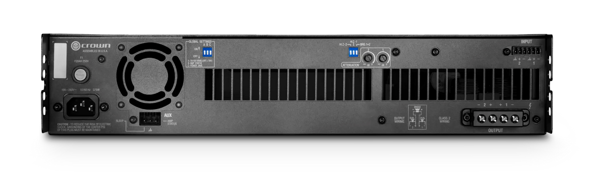 Crown DCi 2|600, Two-channel, 600W @ 4Ω Analog Power Amplifier; 70V/100V
