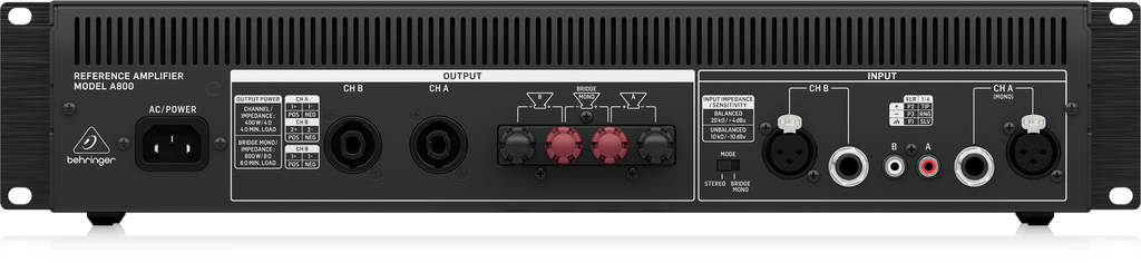 Behringer A800 Power Amplifier