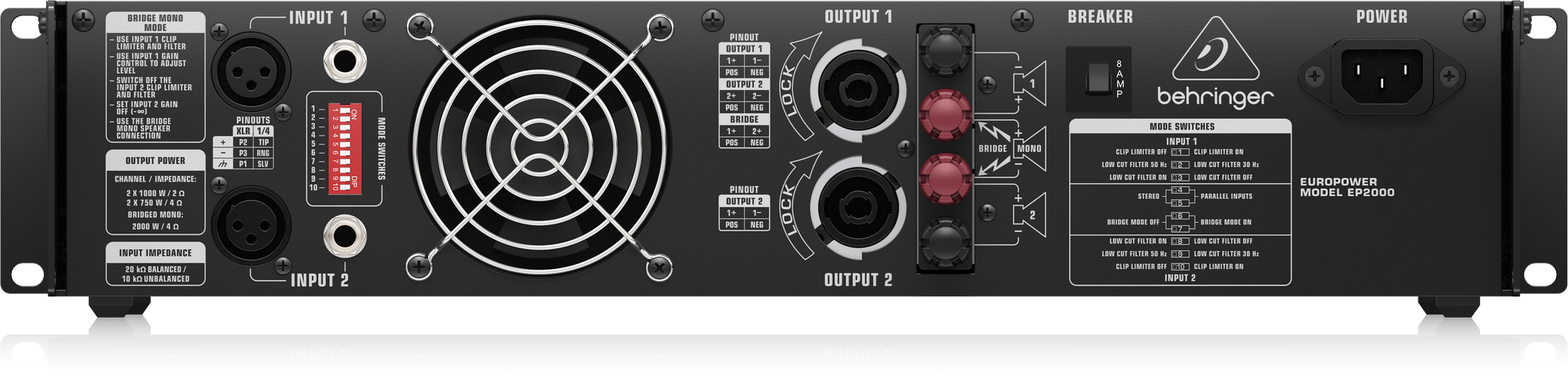 Behringer EP2000 Power Amplifier