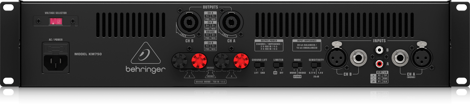 Behringer KM750 Power Amplifier