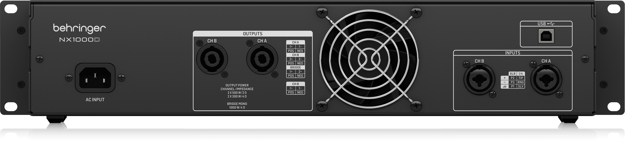 Behringer NX1000D Power Amplifier