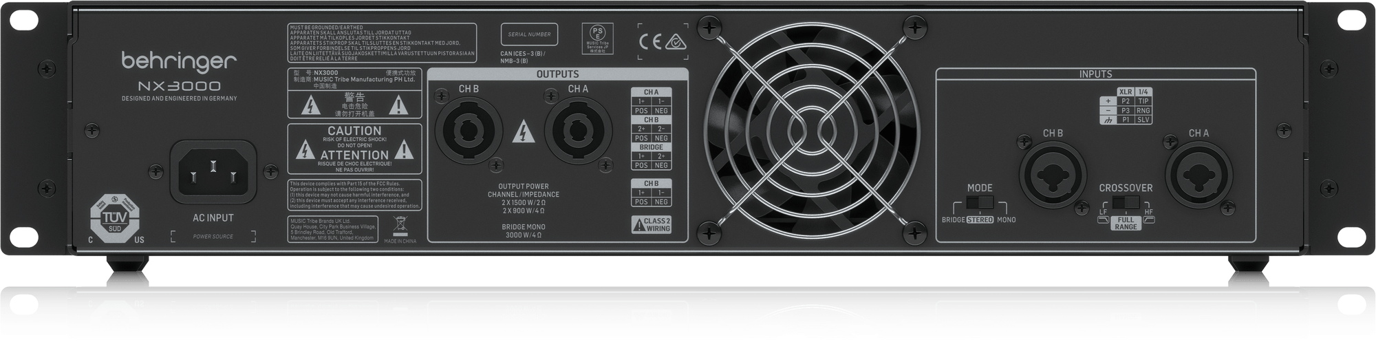 Behringer NX3000 Power Amplifier