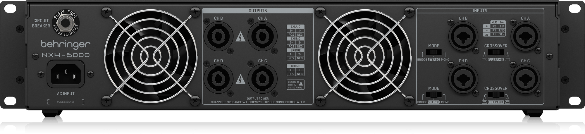 Behringer NX4-6000 Power Amplifier