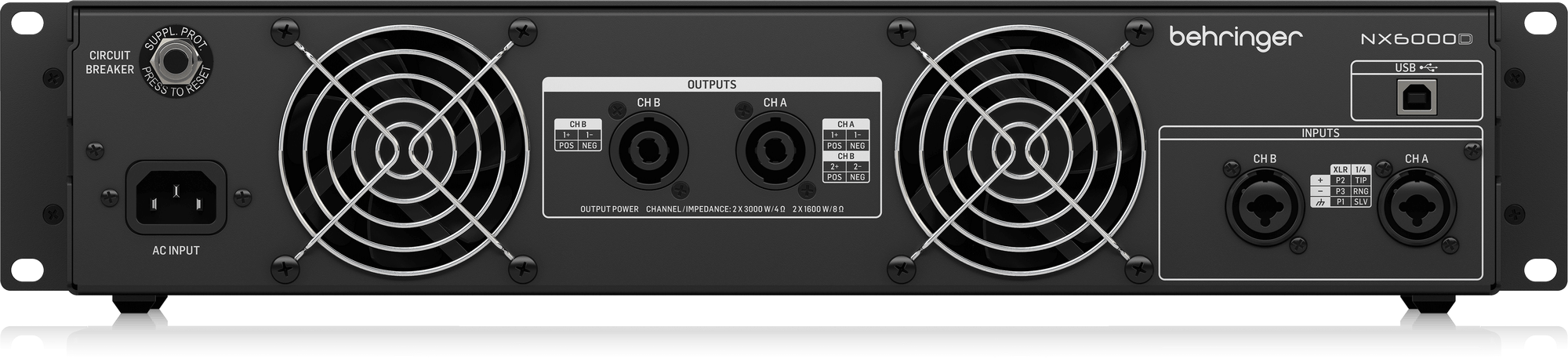 Behringer NX6000D Power Amplifier