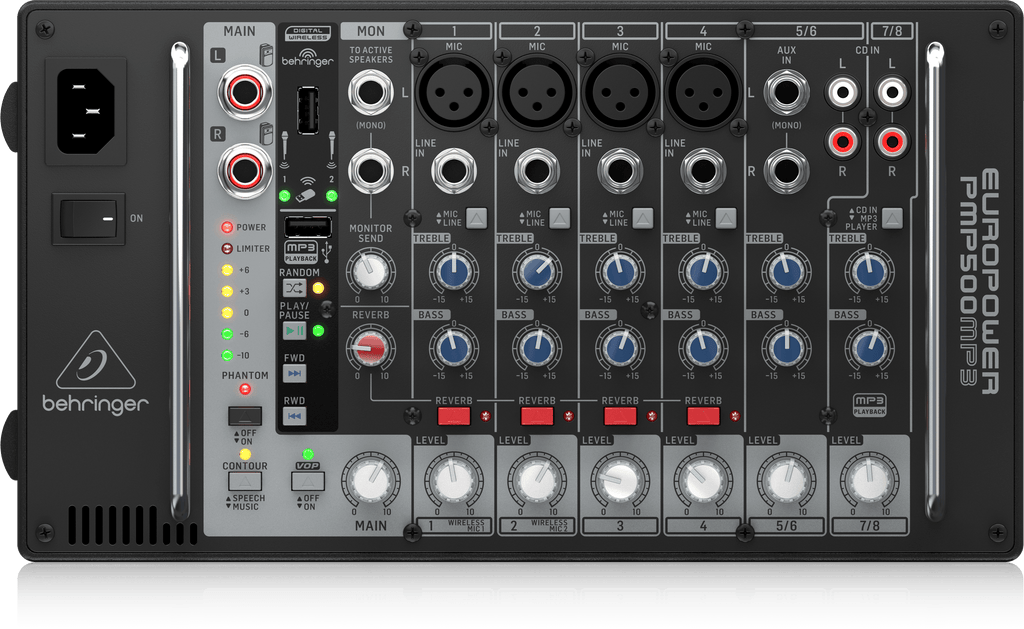 Behringer PMP500MP3 Powered Mixer