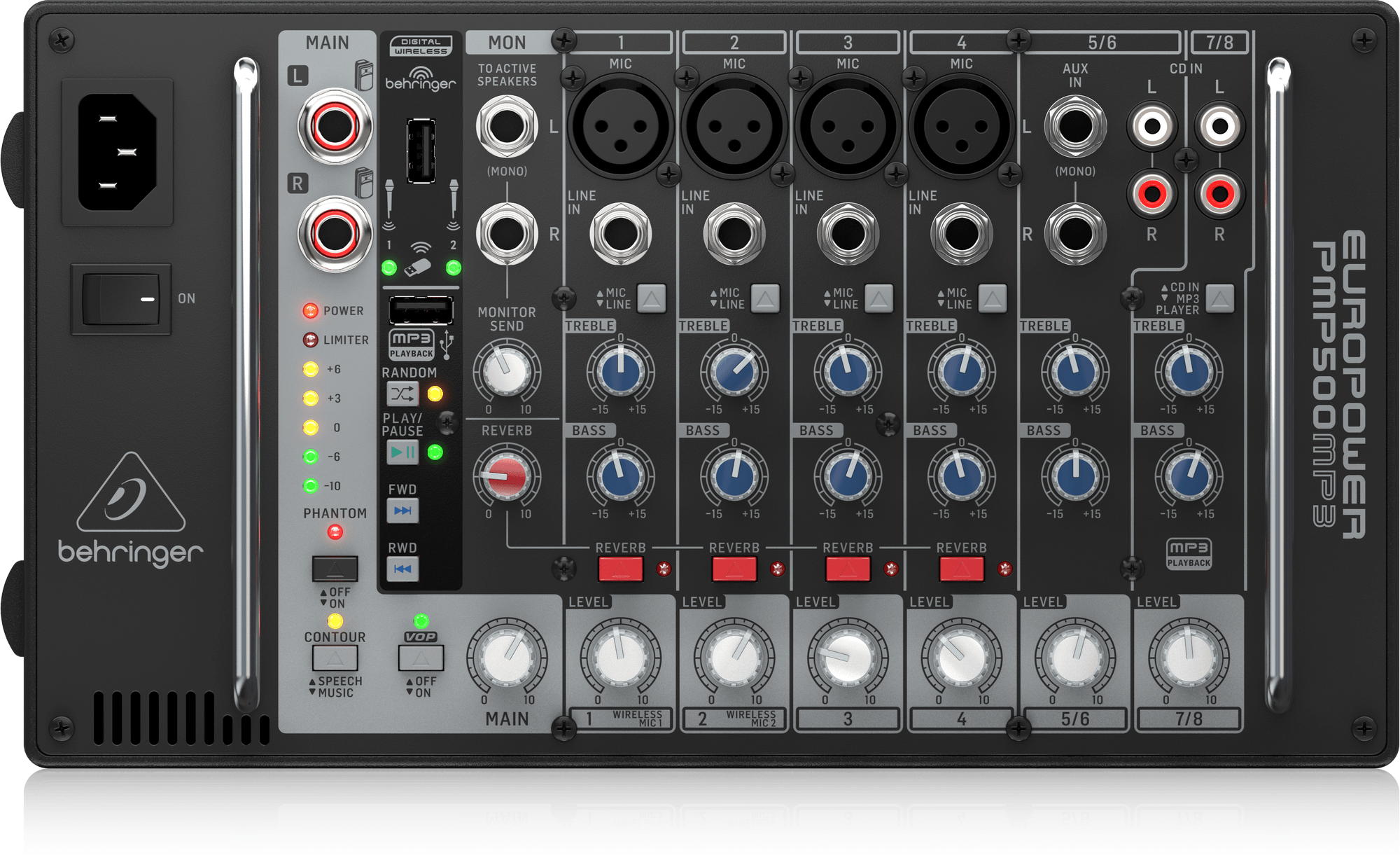 Behringer PMP500MP3 Powered Mixer