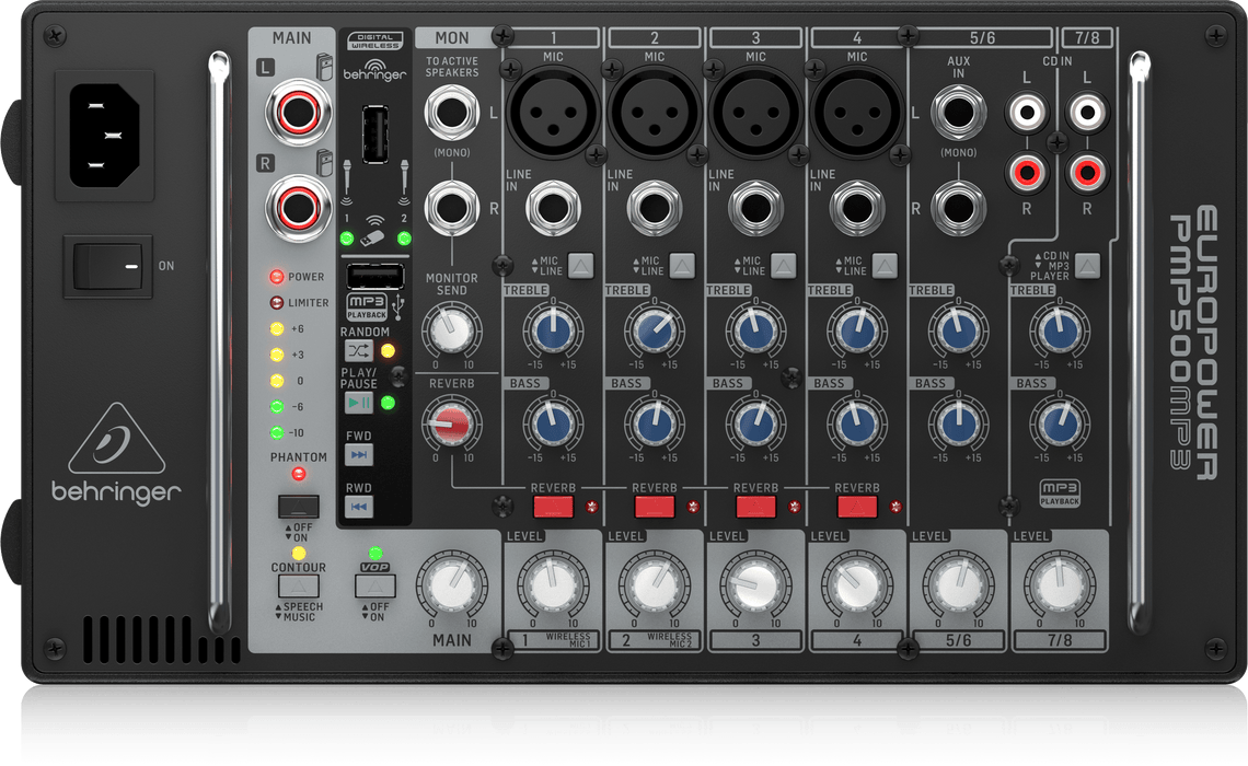 Behringer PMP500MP3 Powered Mixer