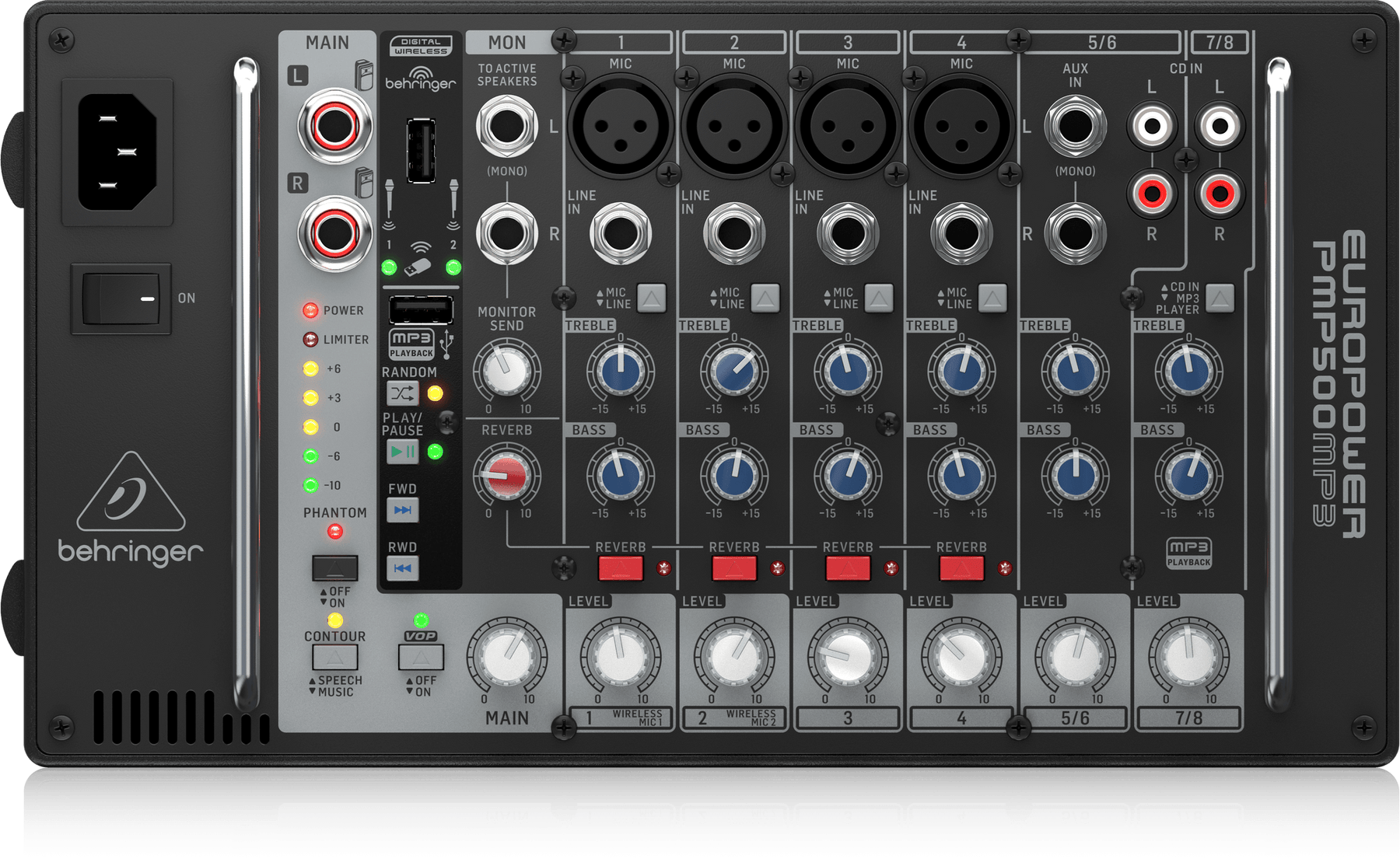 Behringer PMP500MP3 Powered Mixer