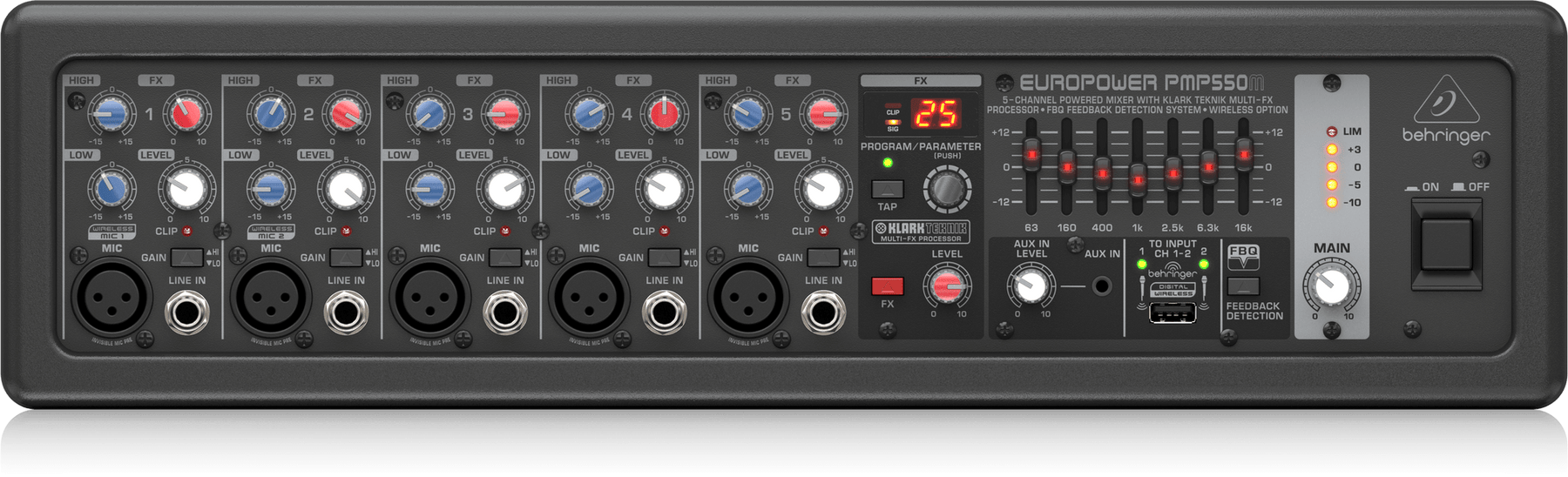 Behringer PMP550M Powered Mixer