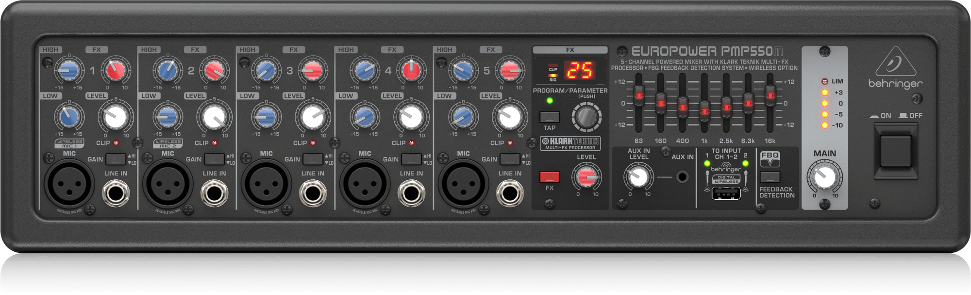 Behringer PMP550M Powered Mixer