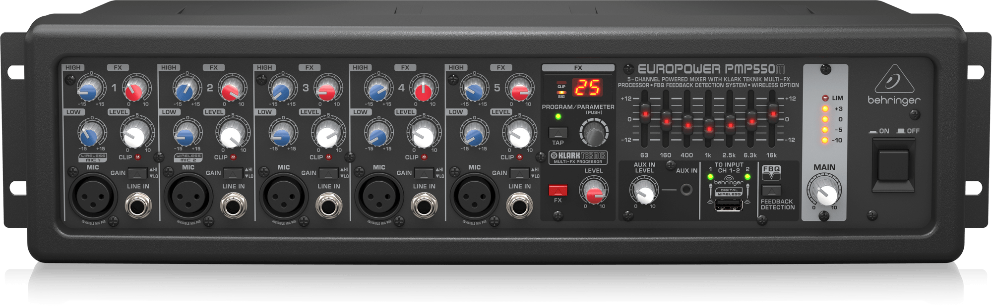 Behringer PMP550M Powered Mixer