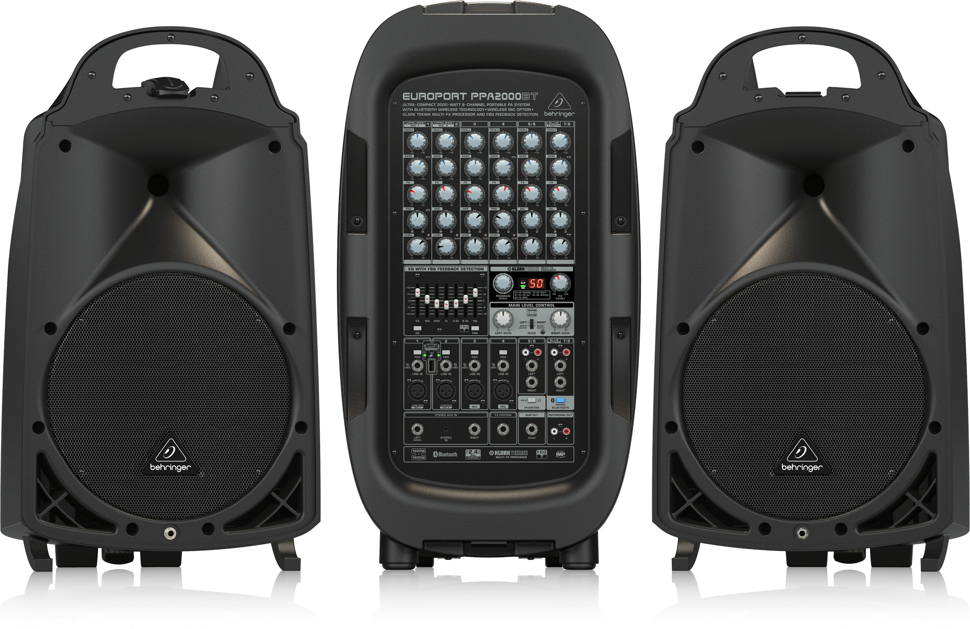 Behringer PPA2000BT Powered Speakers
