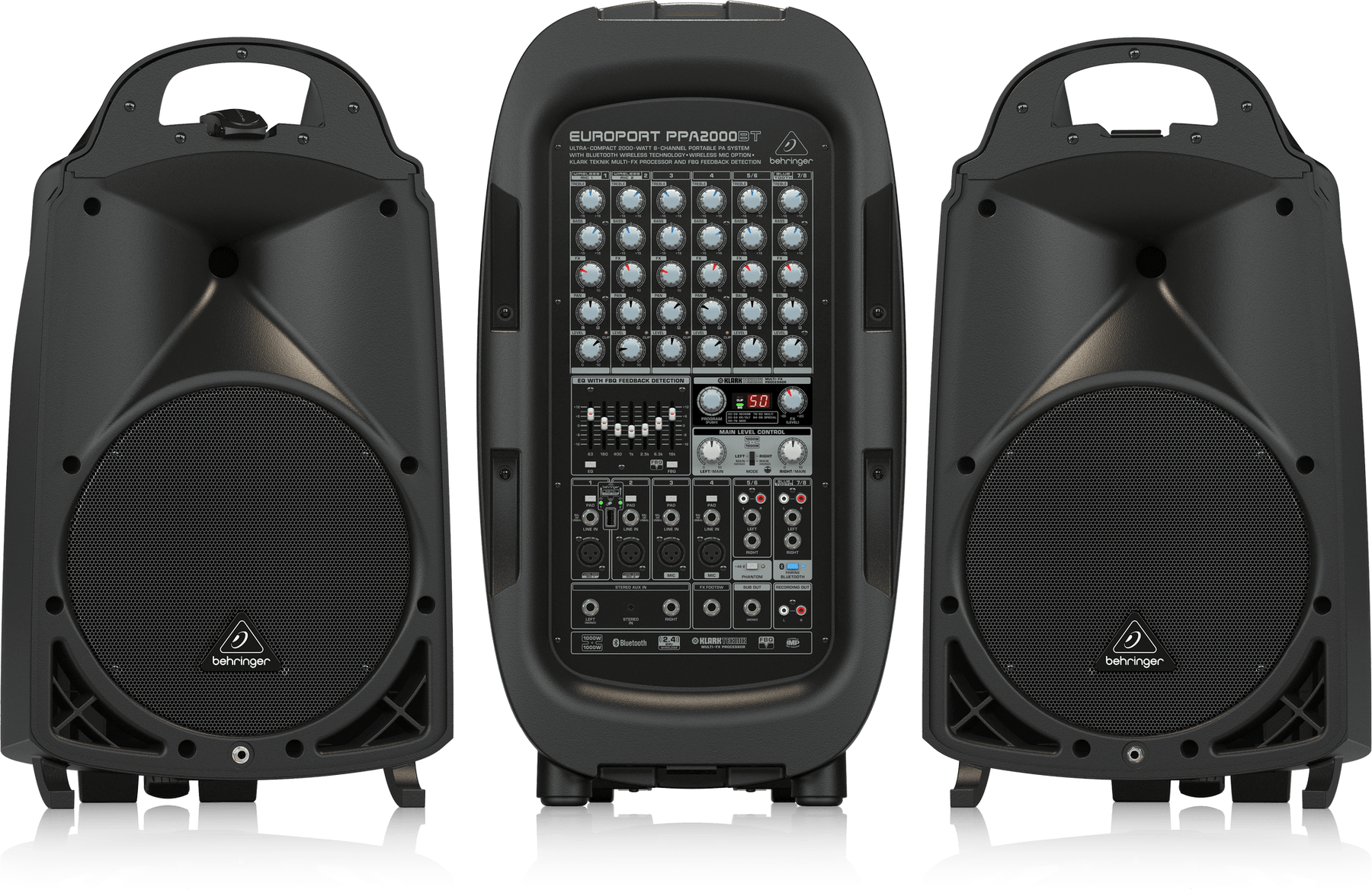 Behringer PPA2000BT Powered Speakers