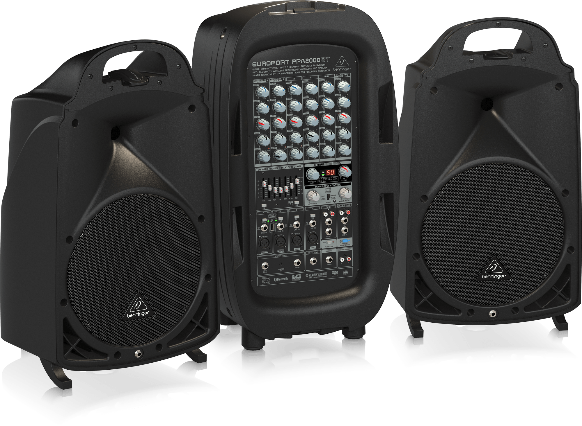 Behringer PPA2000BT Powered Speakers