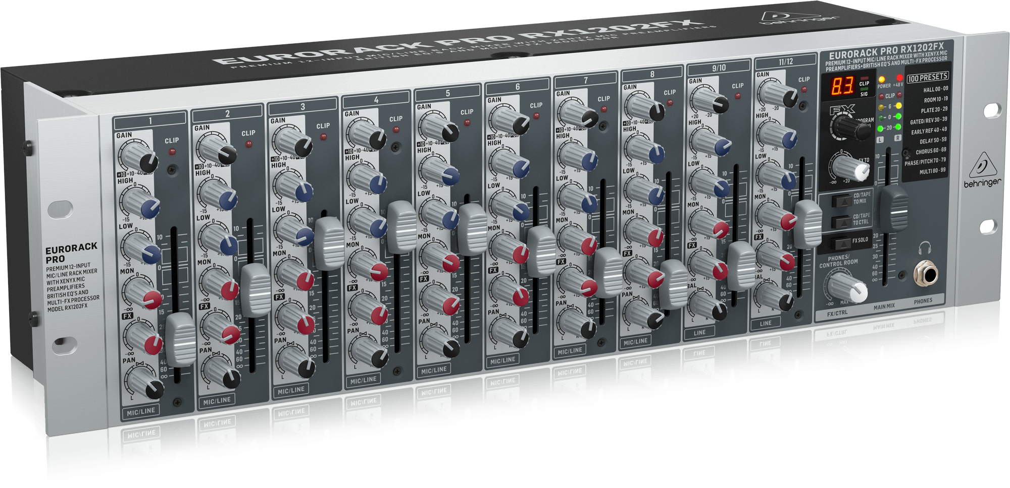 Behringer PRO RX1202FX Rack Mount Mixer