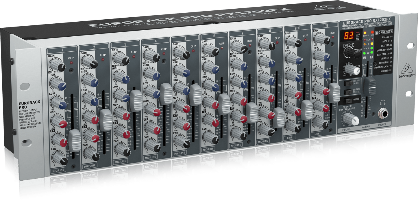 Behringer PRO RX1202FX Rack Mount Mixer