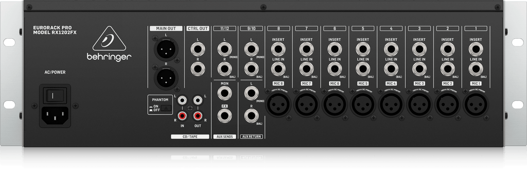 Behringer PRO RX1202FX Rack Mount Mixer