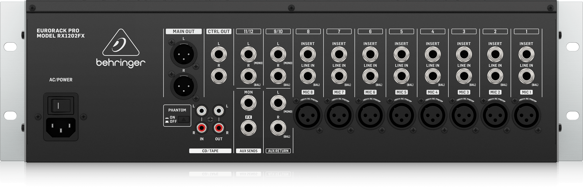 Behringer PRO RX1202FX Rack Mount Mixer