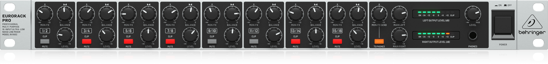 Behringer PRO RX1602 Rack Mount Mixer