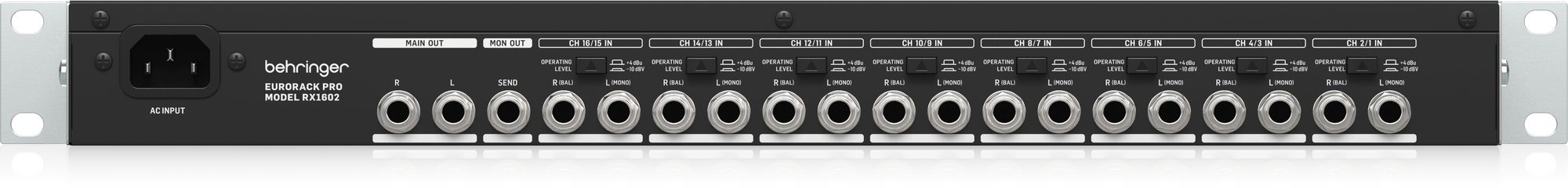 Behringer PRO RX1602 Rack Mount Mixer