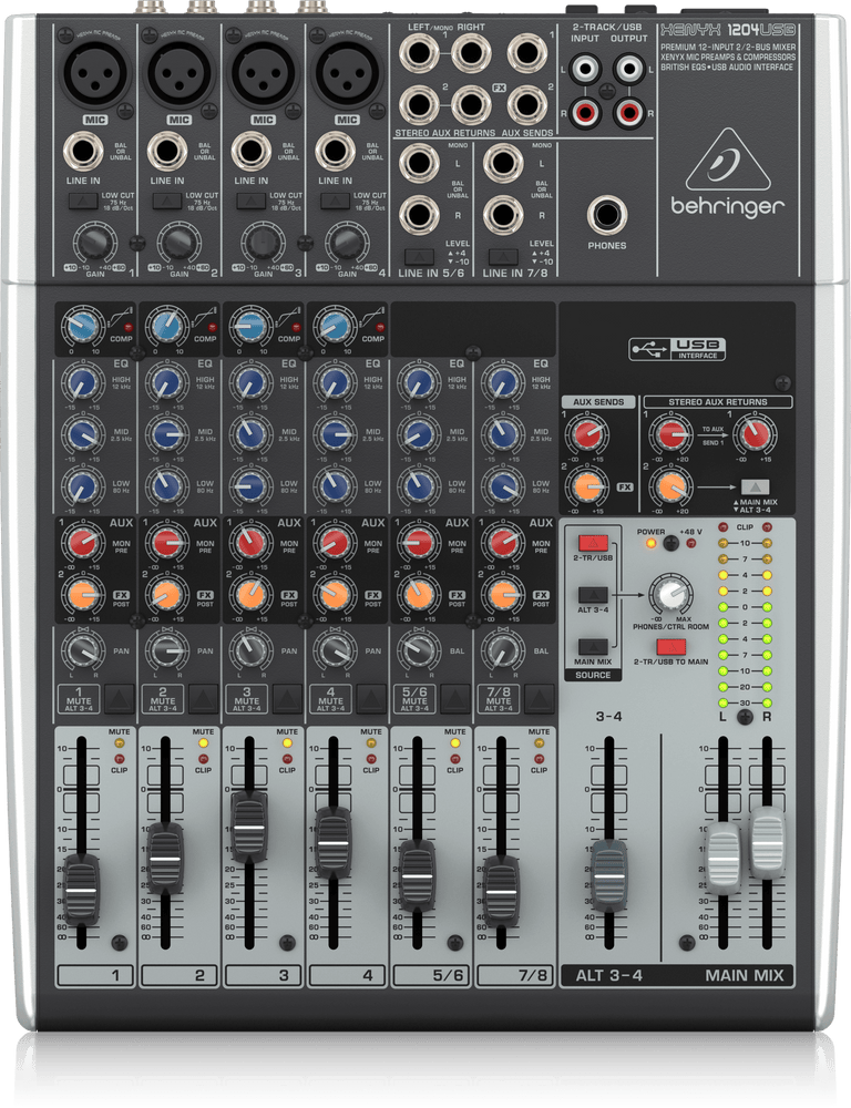 Behringer XENYX 1204USB Mixer