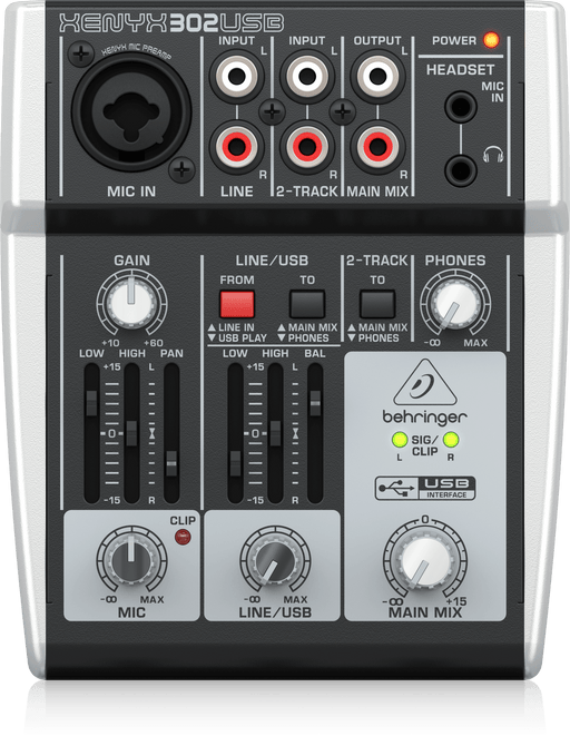 Behringer XENYX 302USB Mixer