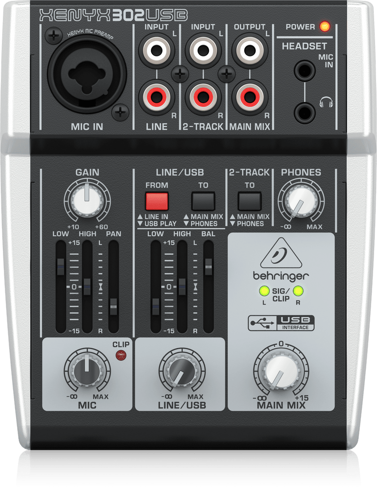 Behringer XENYX 302USB Mixer
