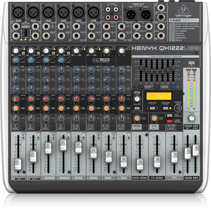 Behringer XENYX QX1222USB Mixer