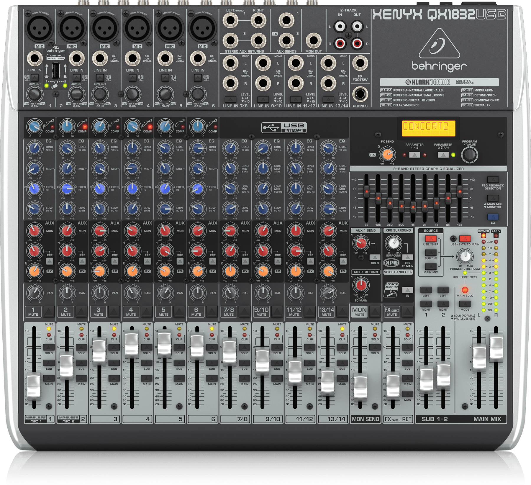 Behringer XENYX QX1832USB Mixer
