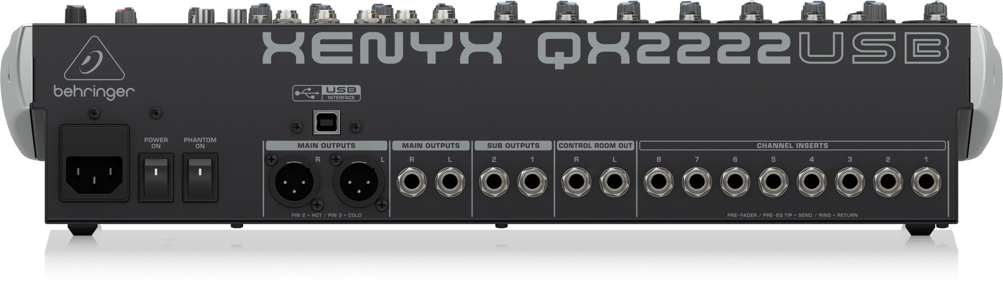 Behringer XENYX QX2222USB Mixer