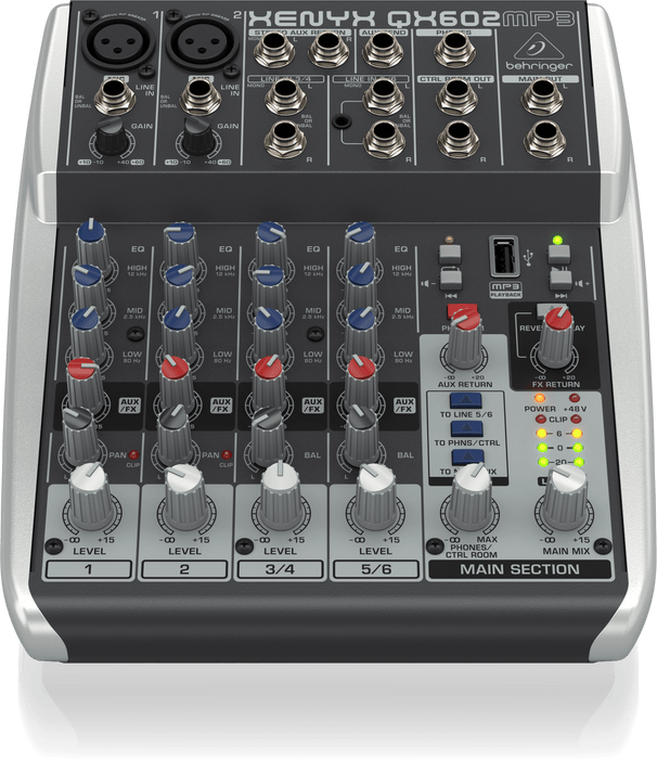Behringer XENYX QX602MP3 Mixer