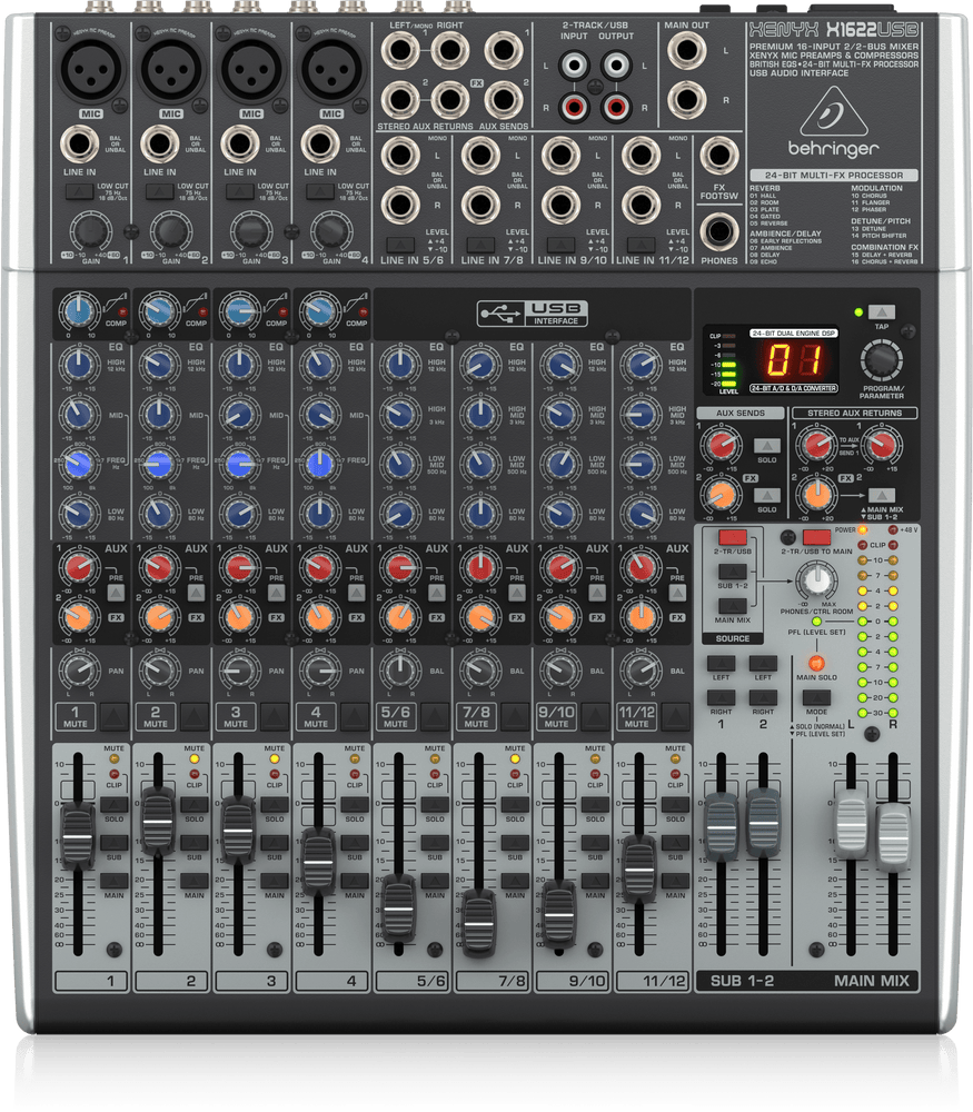 Behringer XENYX X1622USB Mixer